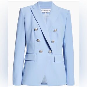 Veronica Beard Miller Double Breasted Dickey Jacket Color: Hydrangea Size: 2 NWT